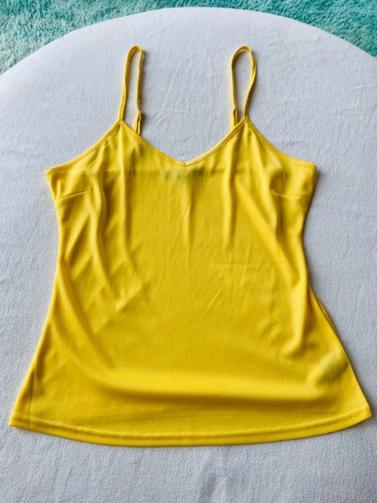 Boston Proper Tops - Boston Proper Yellow Spaghetti-Strap Camisole